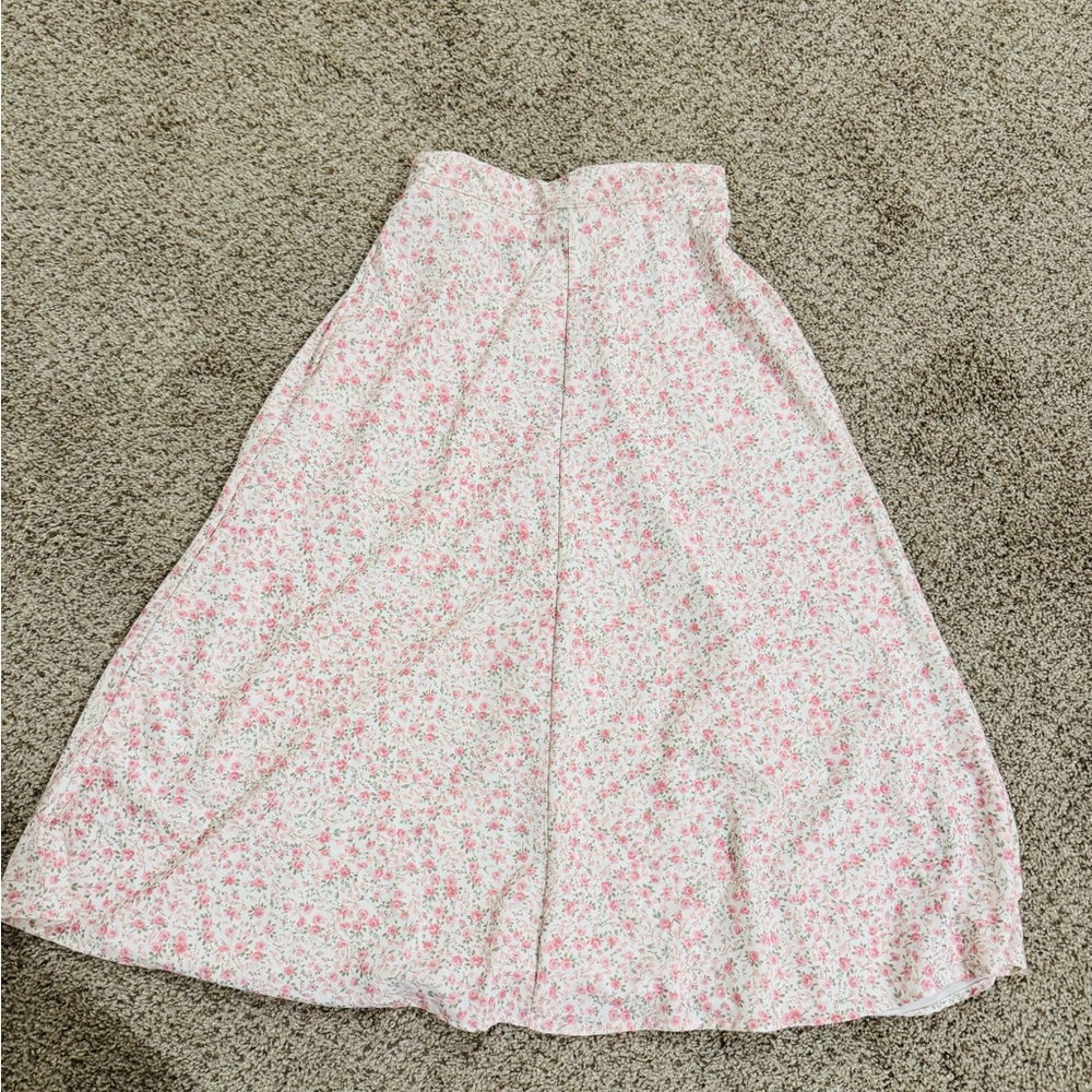 Floral Pink Skirt